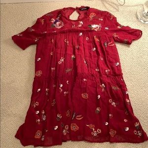 Zara Floral Sequin Dress